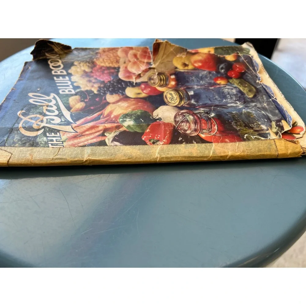 VTG Ball Blue Book Edition W Canning Preserving Recipes Guide Indiana 1944